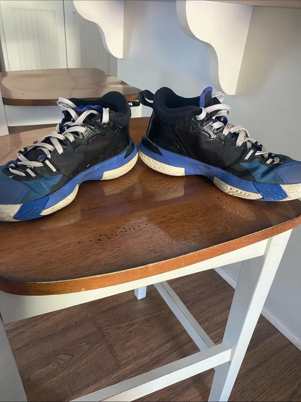 Jordan Kids Basketball Sneakers - Blue and Black